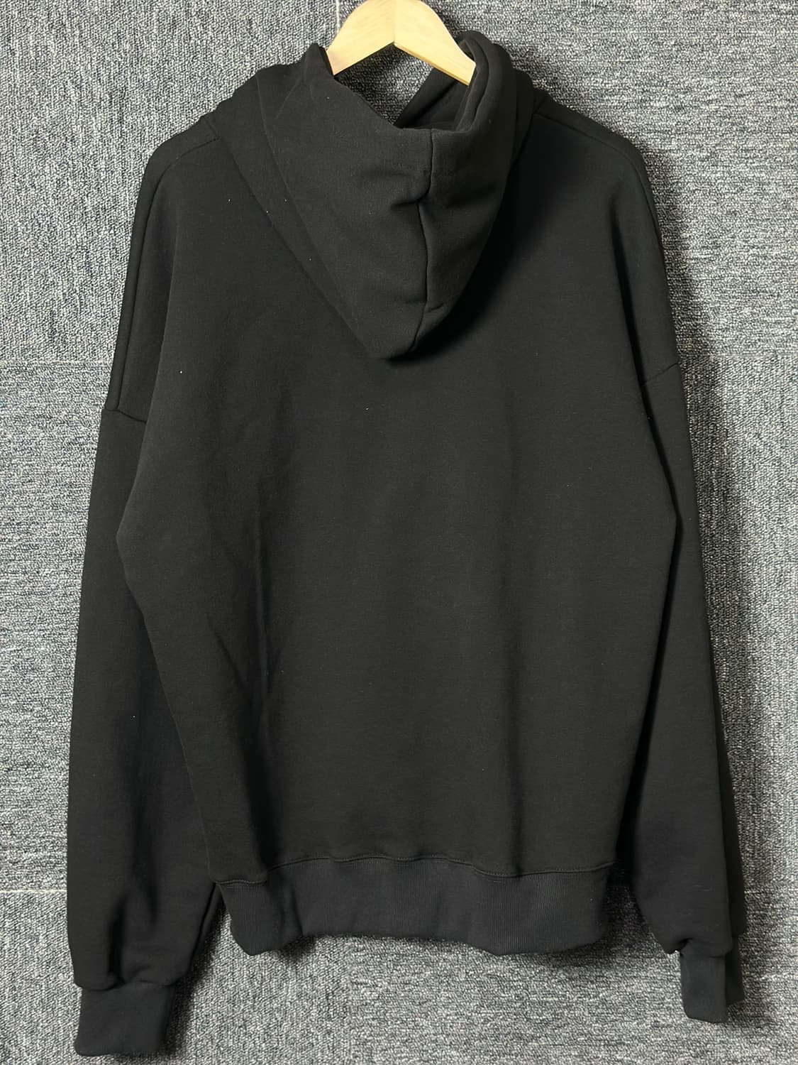 XORDINARY 블랙 후드티 태그 없음 상품이미지2