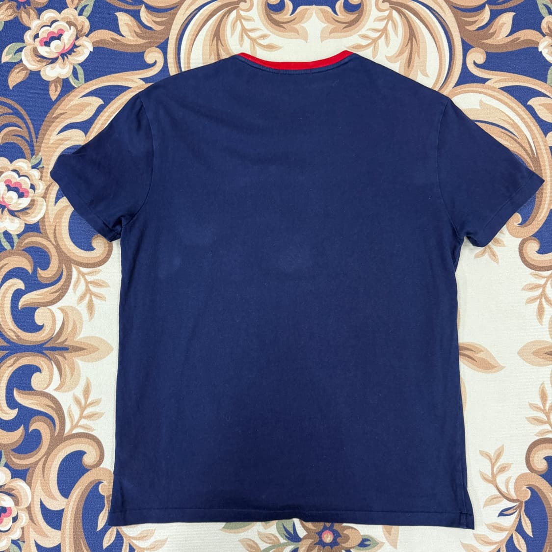 (M)폴로 랄프로렌 크로스 플래그 반팔티셔츠(네이비) 상품이미지4