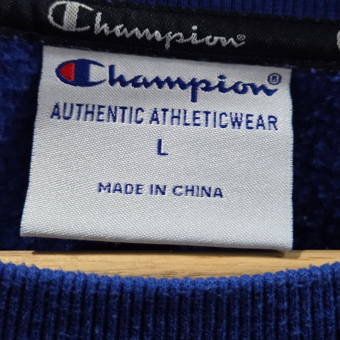 챔피온 스펠로고 프린팅 기모 맨투맨 L 상품이미지3