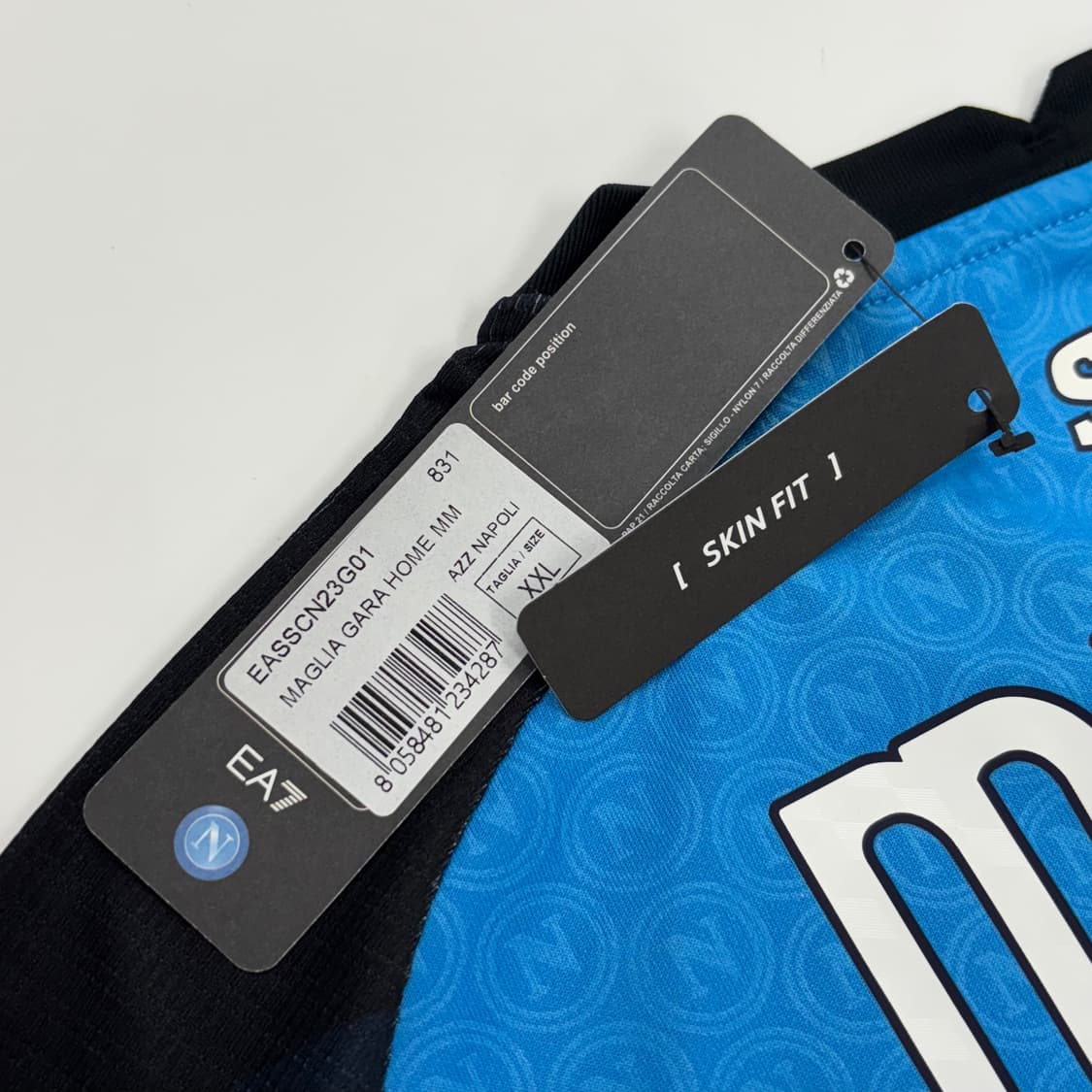 2XL 새상품 EA7 아르마니 나폴리 홈 김민재 어센틱 유니폼  상품이미지4
