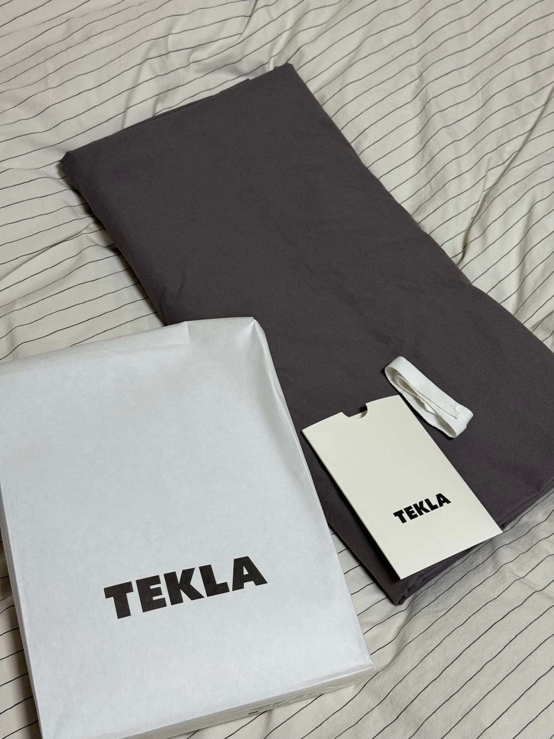 테클라 percale duvet cover(이불 커버) 다크타우페 상품이미지9