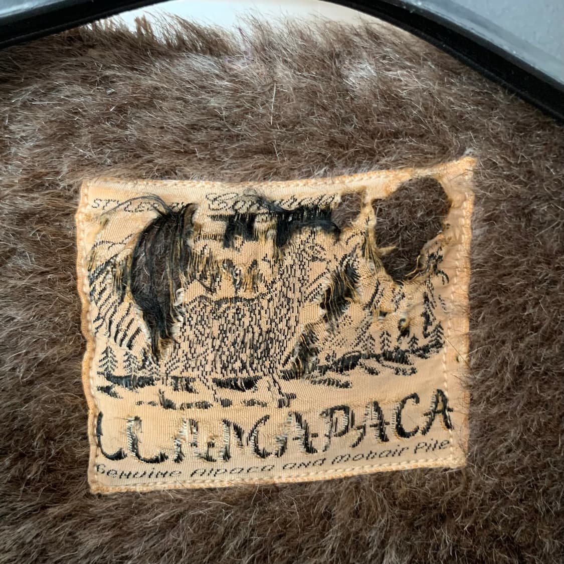 40s 빈티지 알파카 모헤어 라이너 베스트  상품이미지7