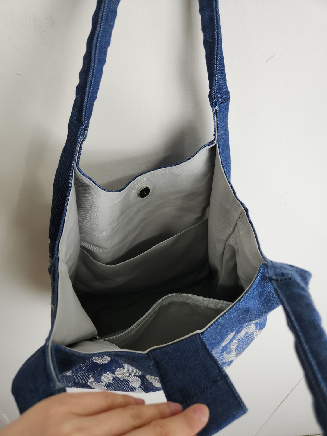 플로럴 데님 숄더백 상품이미지8