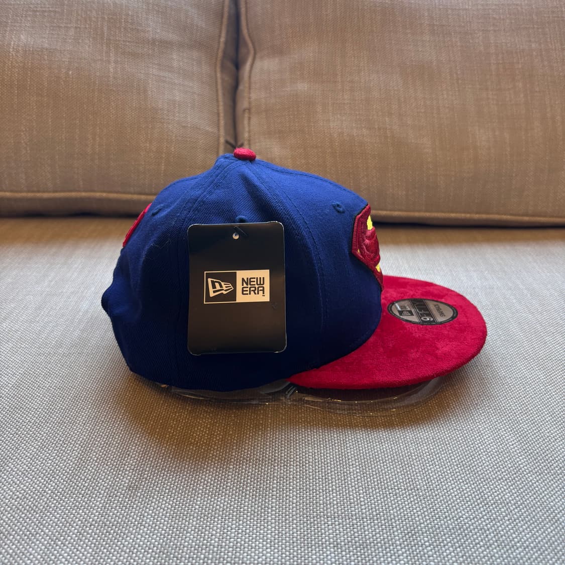 (새상품) 뉴에라 저스티스리그 슈퍼맨 스냅백 로얄 블루/레드 상품이미지3
