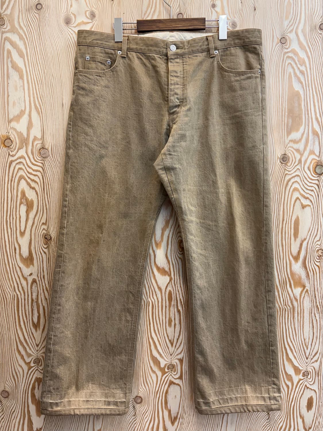 질 샌더 레더 택 데님팬츠 상품이미지2