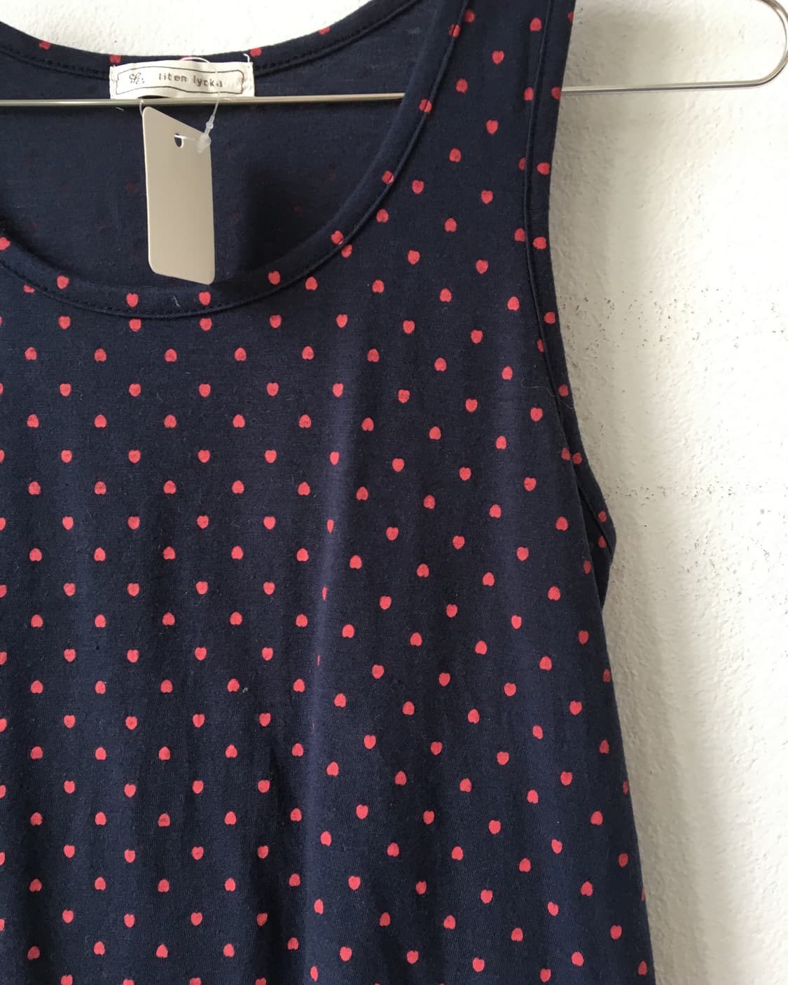 Crochet trimming dot pattern sleeveless 상품이미지3