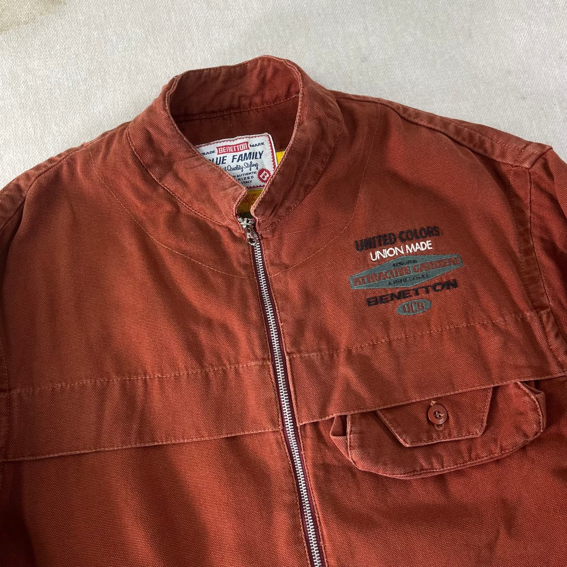 105 90s 베네통 빈티지 워크자켓 상품이미지2