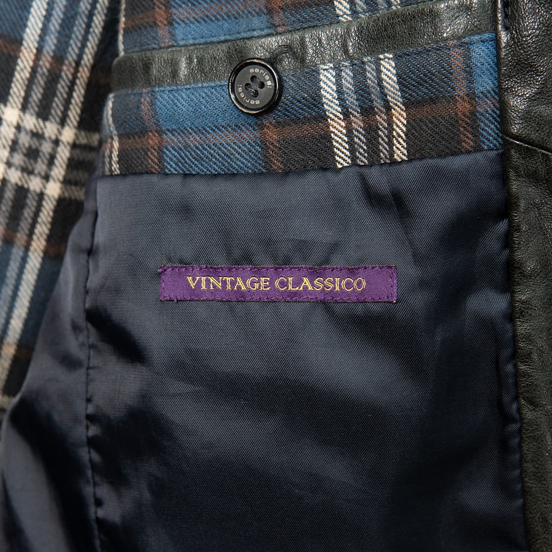 [100] 시리즈 빈티지 클라시코 램스킨 라이더 자켓 다크 그레이  상품이미지8