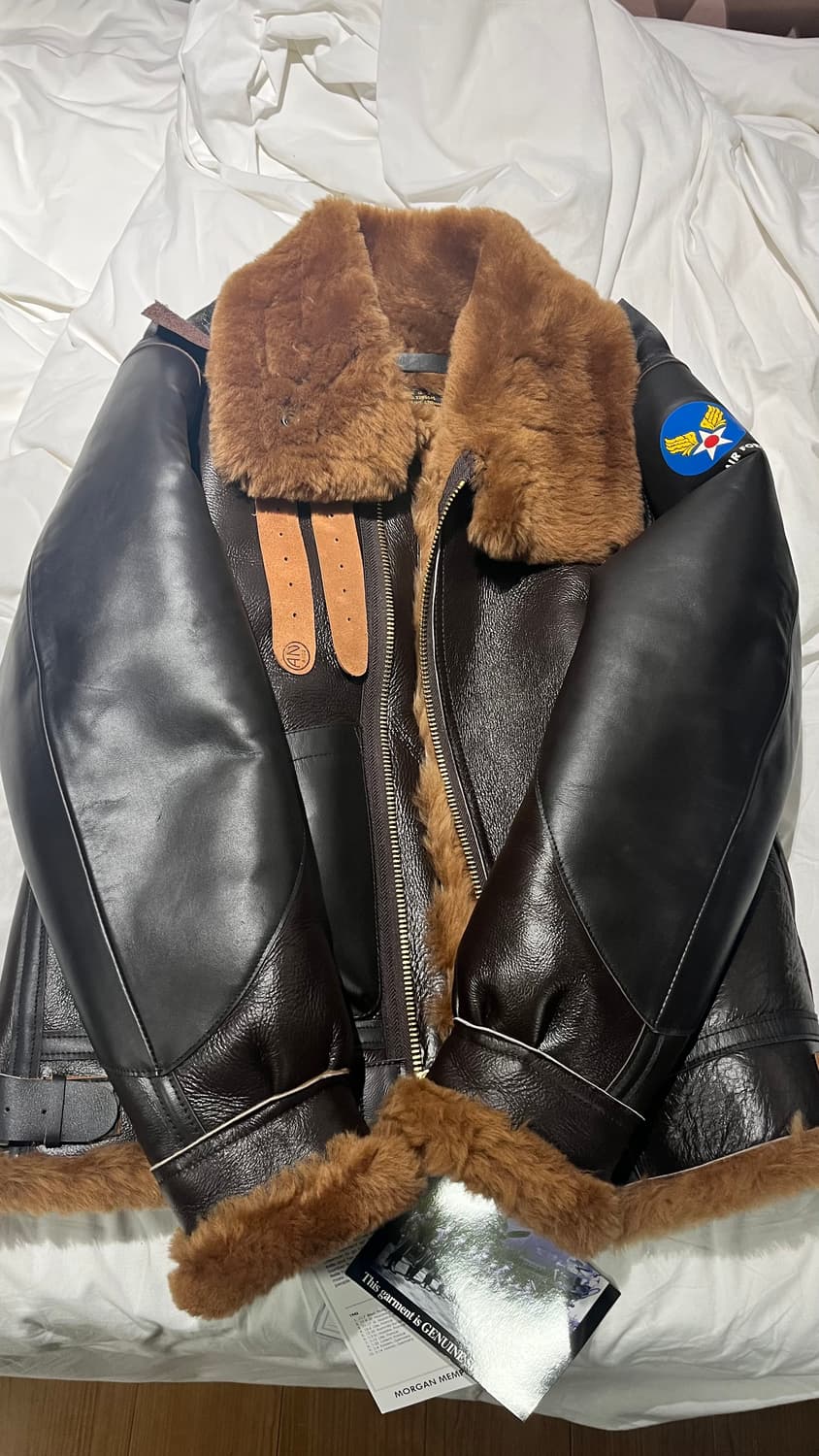 새상품)모건멤피스 B-3 무스탕 나카타쇼텐 상품이미지1