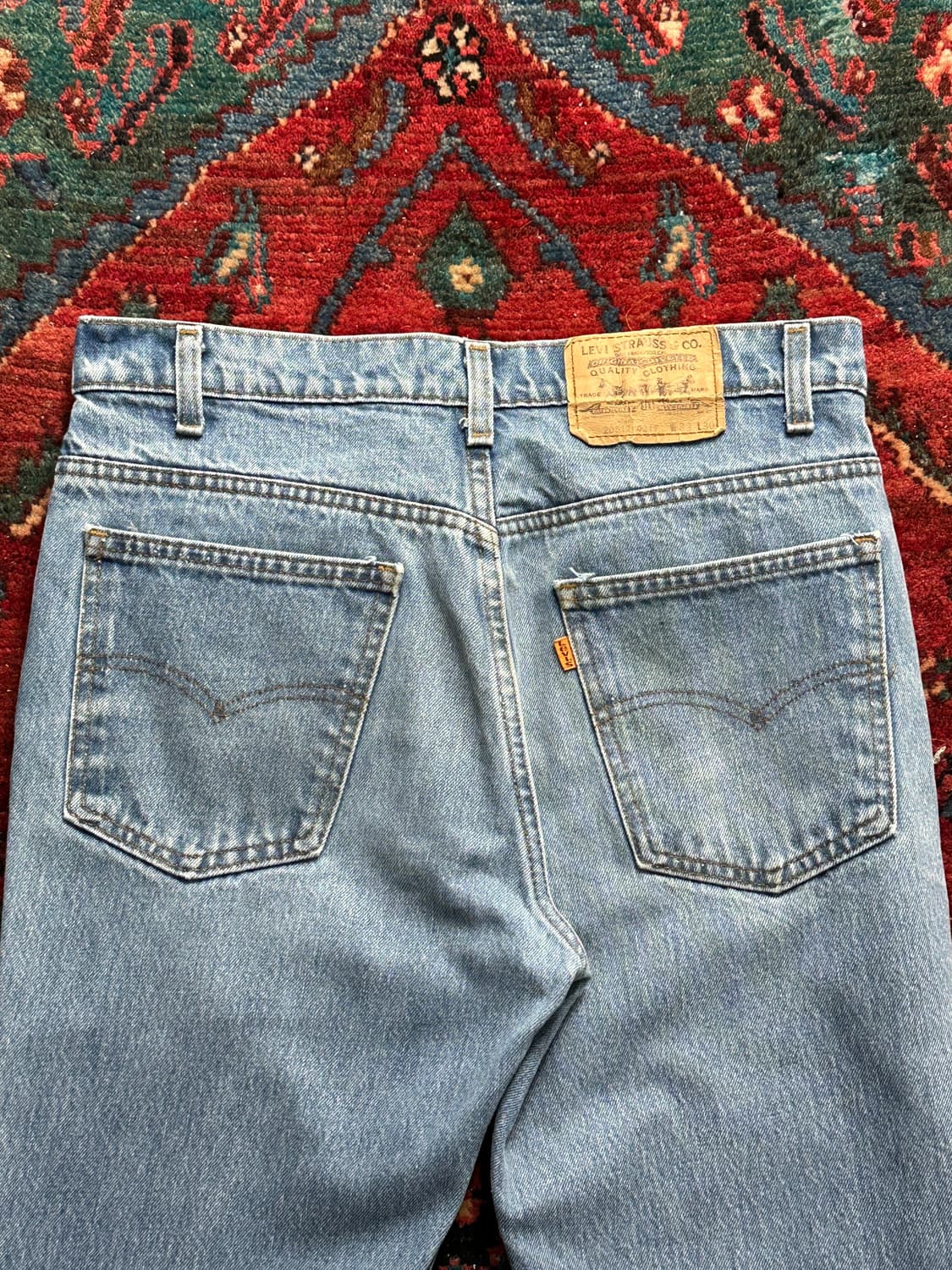 80’s USA Made 빈티지 리바이스 517 부츠컷 오렌지탭 상품이미지6