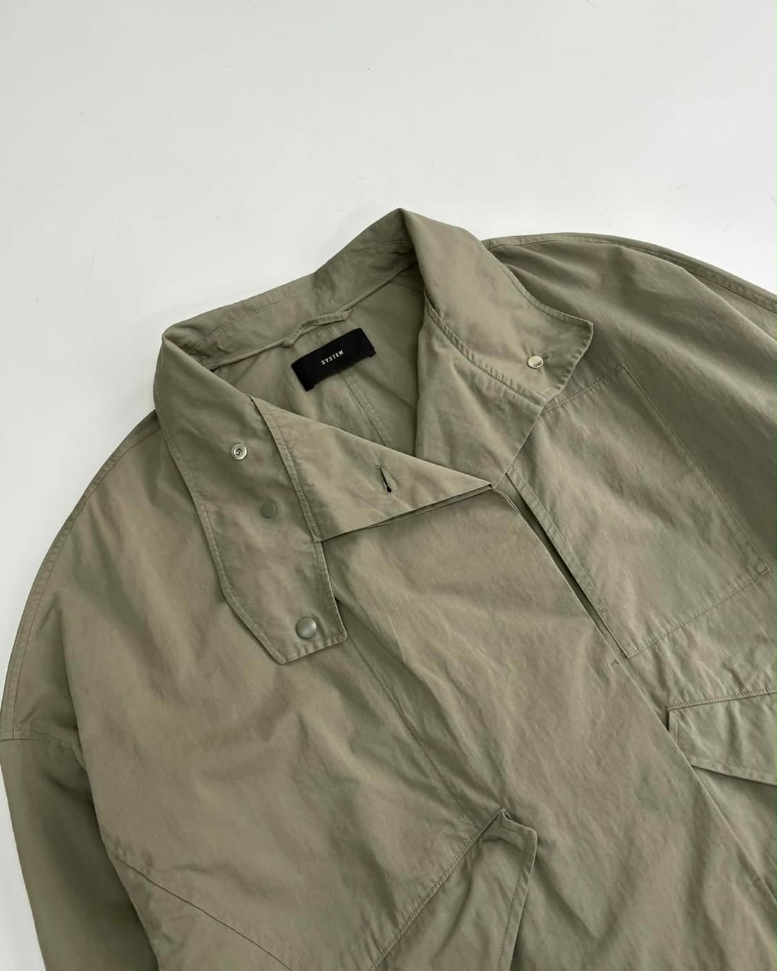 [82] 시스템 SYSTEM 한섬 20년 신형 스탠드 카라 나일론 자켓 상품이미지6