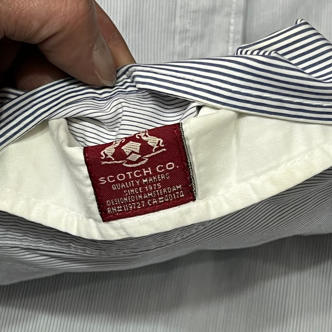  scotch soda 그래픽 스트라이프 셔츠 y15608 상품이미지4