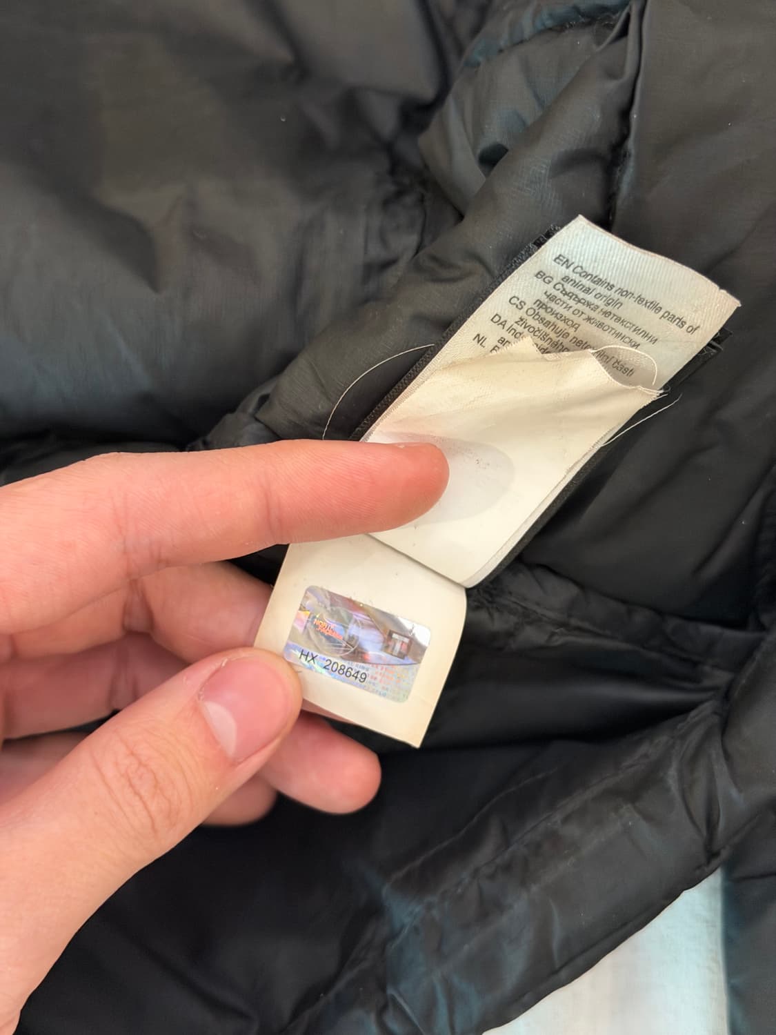 노스페이스 해외판 800필 다운 경량패딩 블랙 상품이미지6