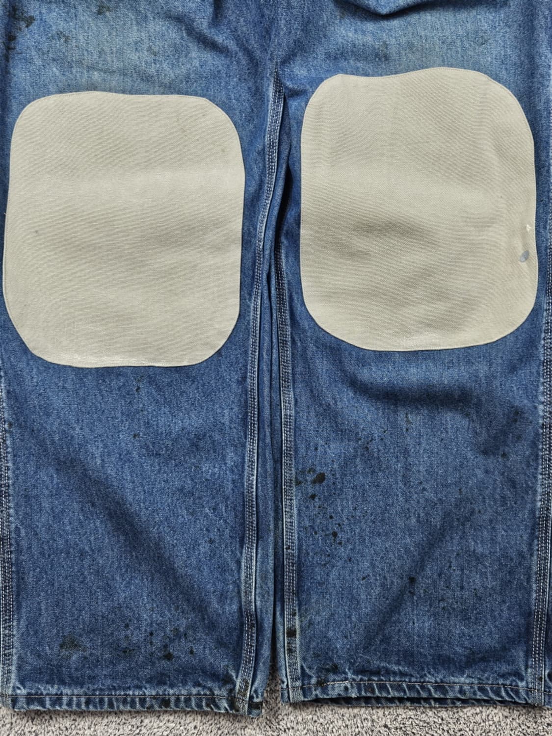 FR칼하트 밴딩 패치드커스텀 데님 카펜터 팬츠 (42X32)/ 10346 상품이미지6