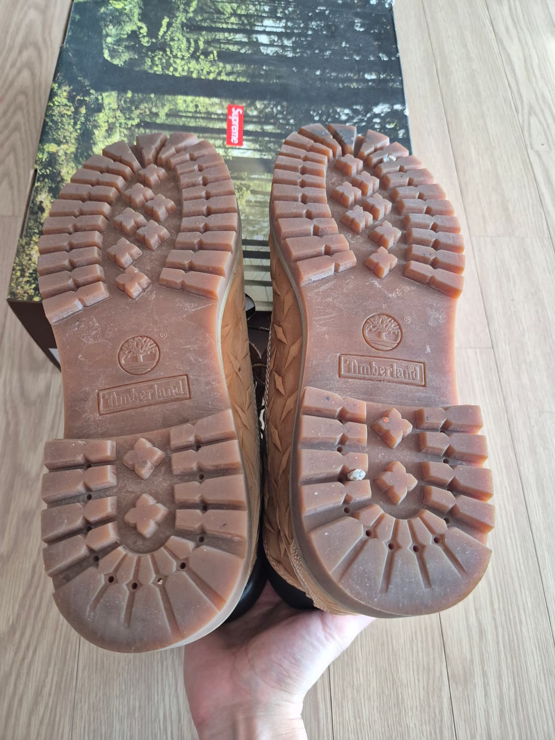 [290]팀버랜드 x 슈프림 다이아몬드 플레이트 6인치 프리미엄 워터프루 상품이미지5