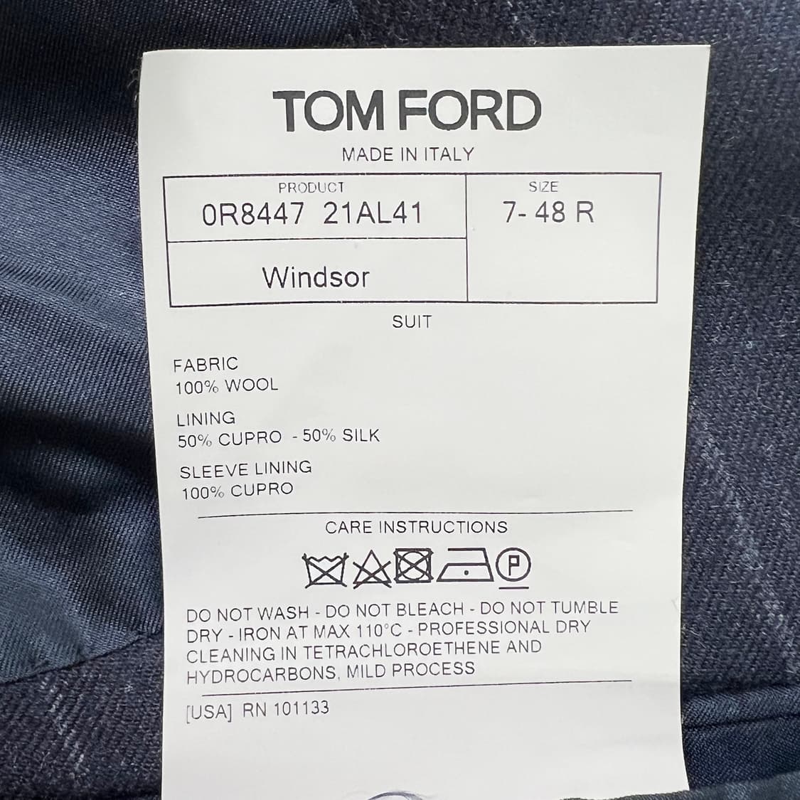 TOM FORD WINDSOR SUIT 톰포드 윈저 수트 (48) 상품이미지5