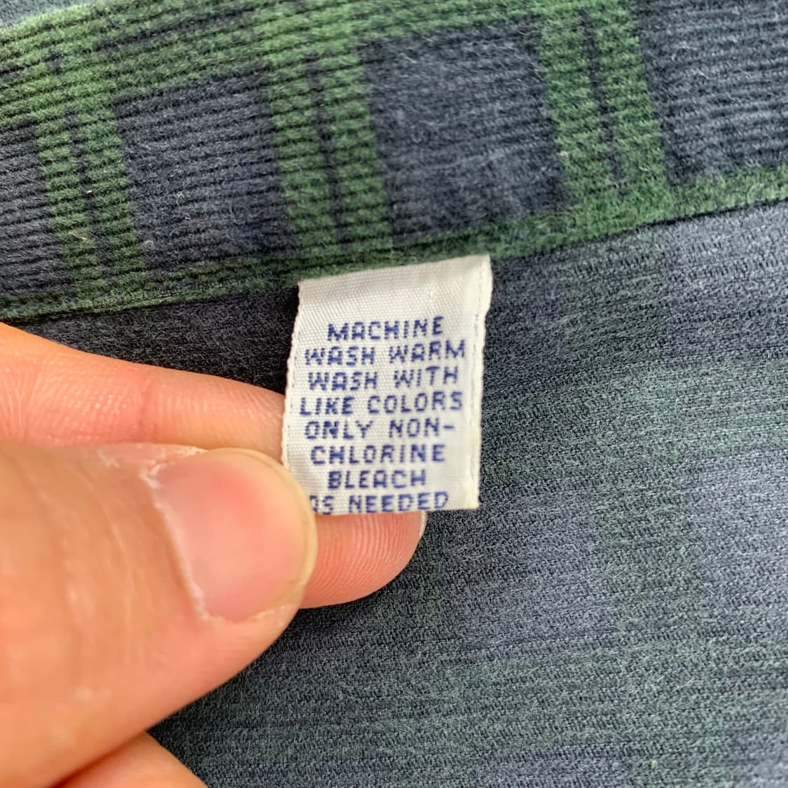 90s 폴로 랄프로렌 블랙와치 코듀로이 투포켓 WHITFIELD 셔츠 상품이미지6