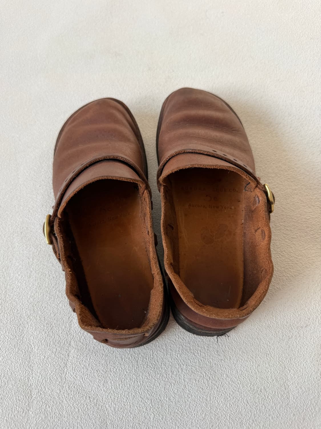 [5C, 220]오로라 슈즈(AURORA SHOES) 레더 미들 잉글리시 상품이미지8