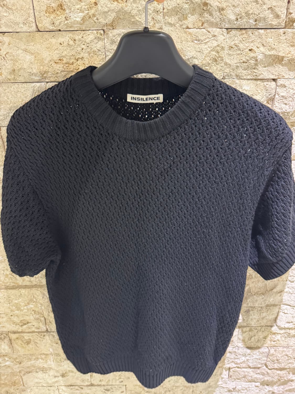 인사일런스 이탈리안 코튼 크루넥 니트 상품이미지1