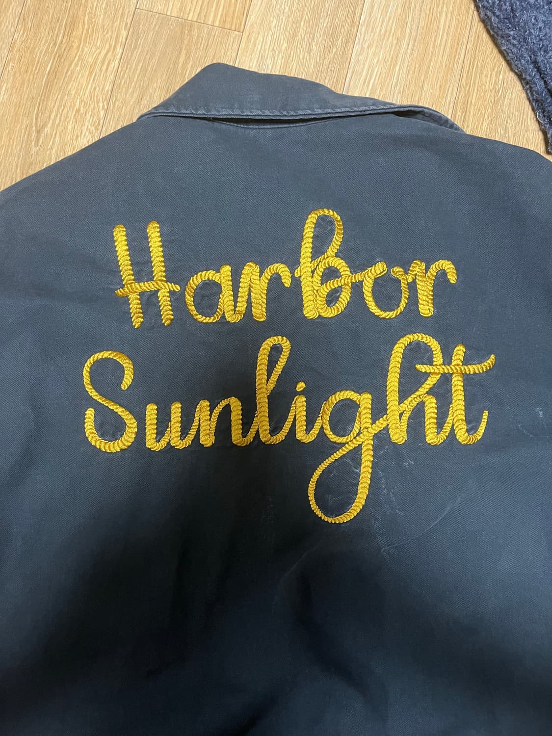 파르티멘토 VTG 워시드 집업 블루종 네이비 상품이미지5