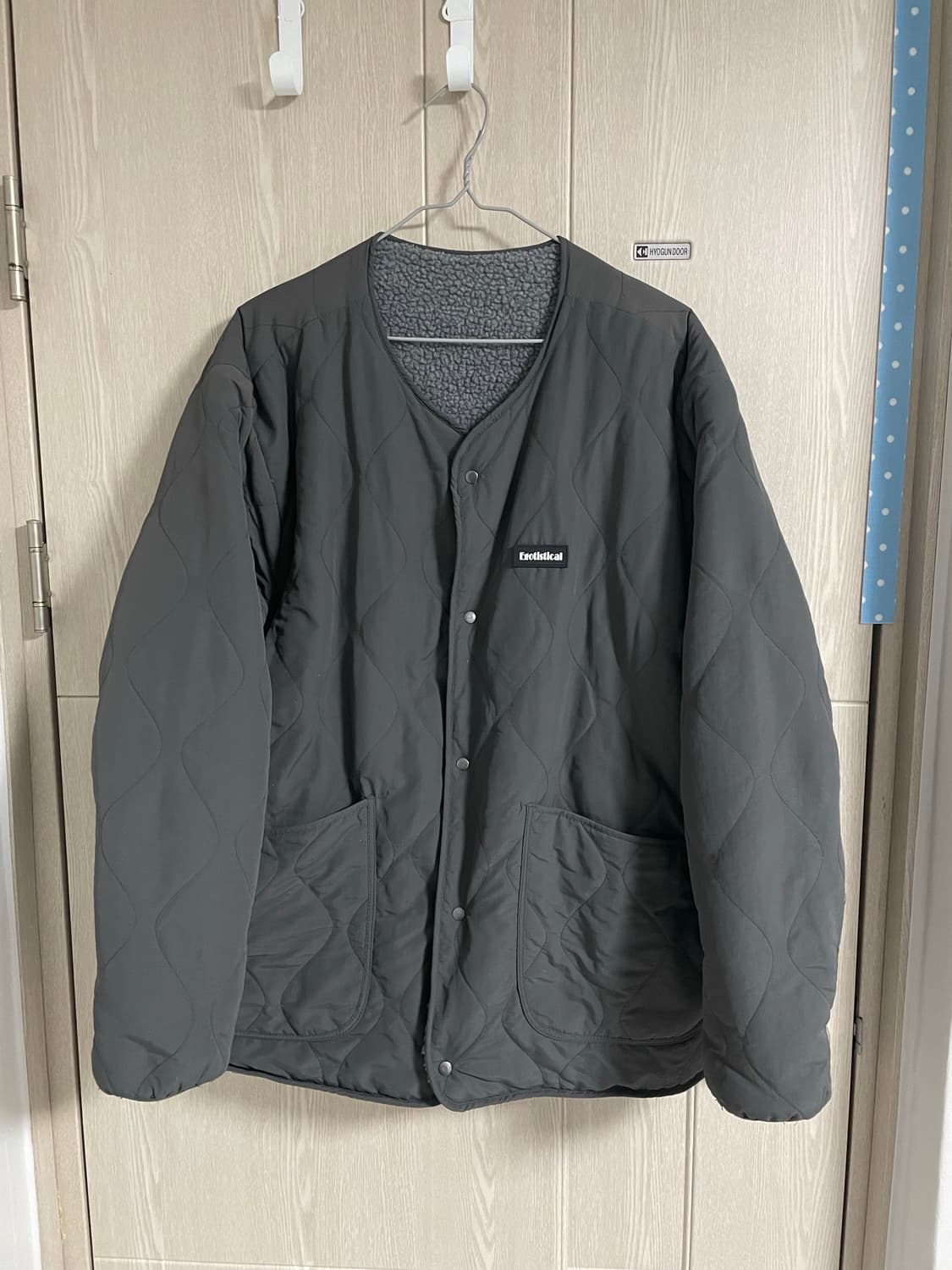 [110]파파프로 리버시블 후리스 자켓 상품이미지1