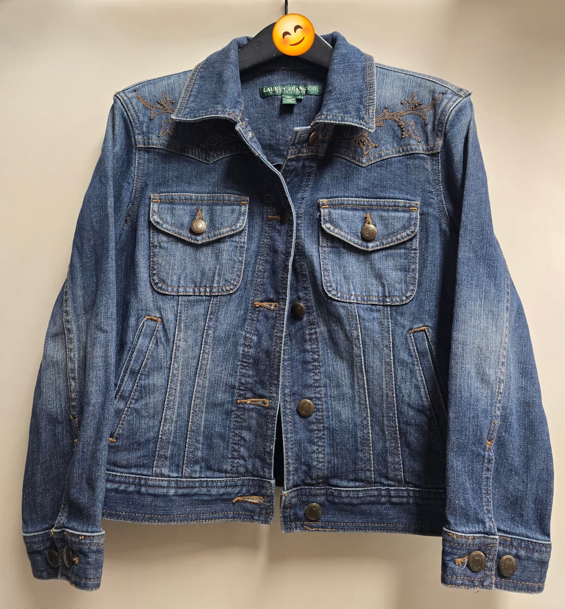 랄프로렌 웨스턴 데님 숏 자켓 S 상품이미지1