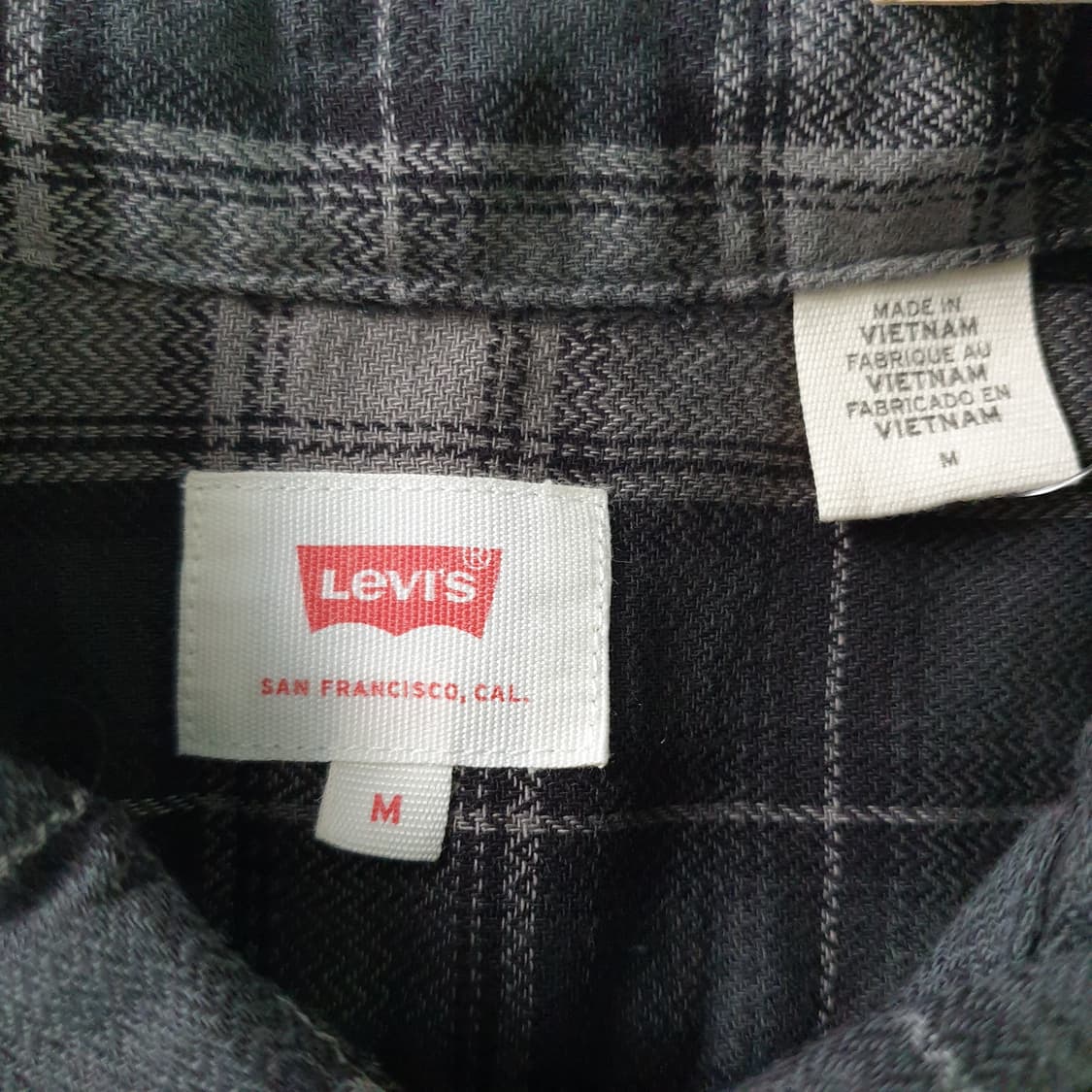 Levi's 체크 긴팔 셔츠 상품이미지2