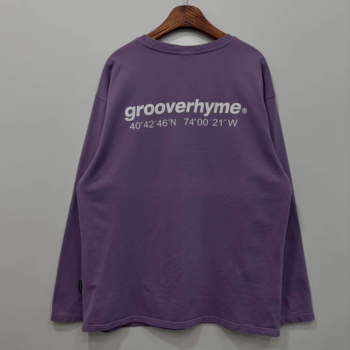 Grooverhyme 롱슬리브  상품이미지2