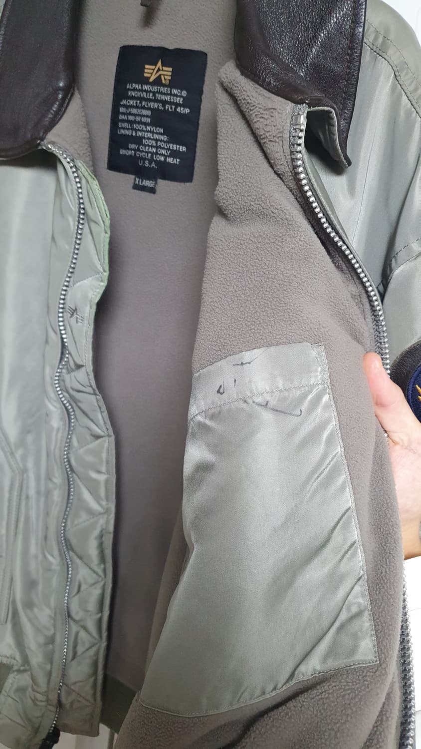 Alpha CWU 봄버 자켓 상품이미지6