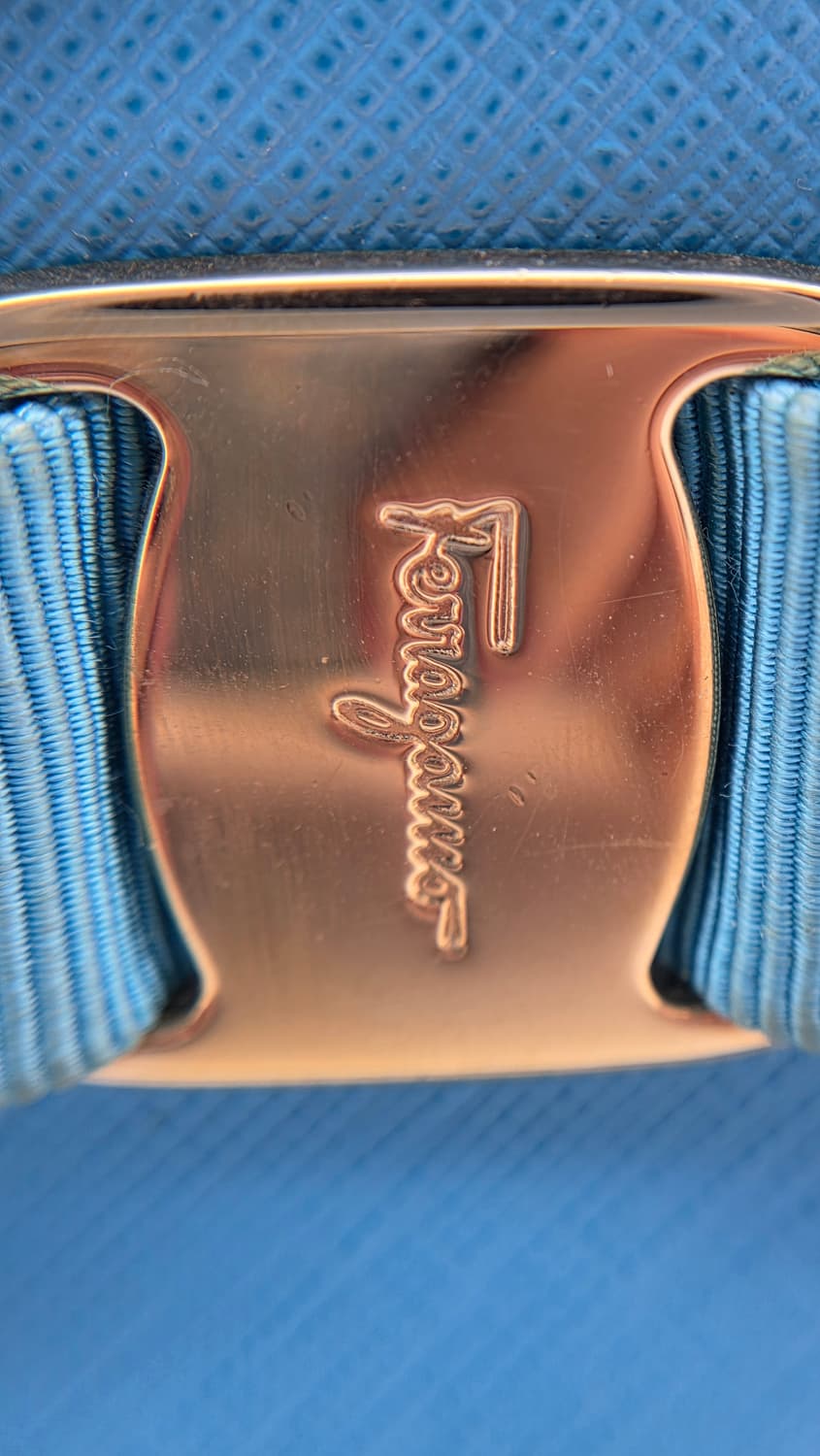 살바토레 페라가모 발라 체인 숄더백 fz-21 f563 블루 상품이미지4