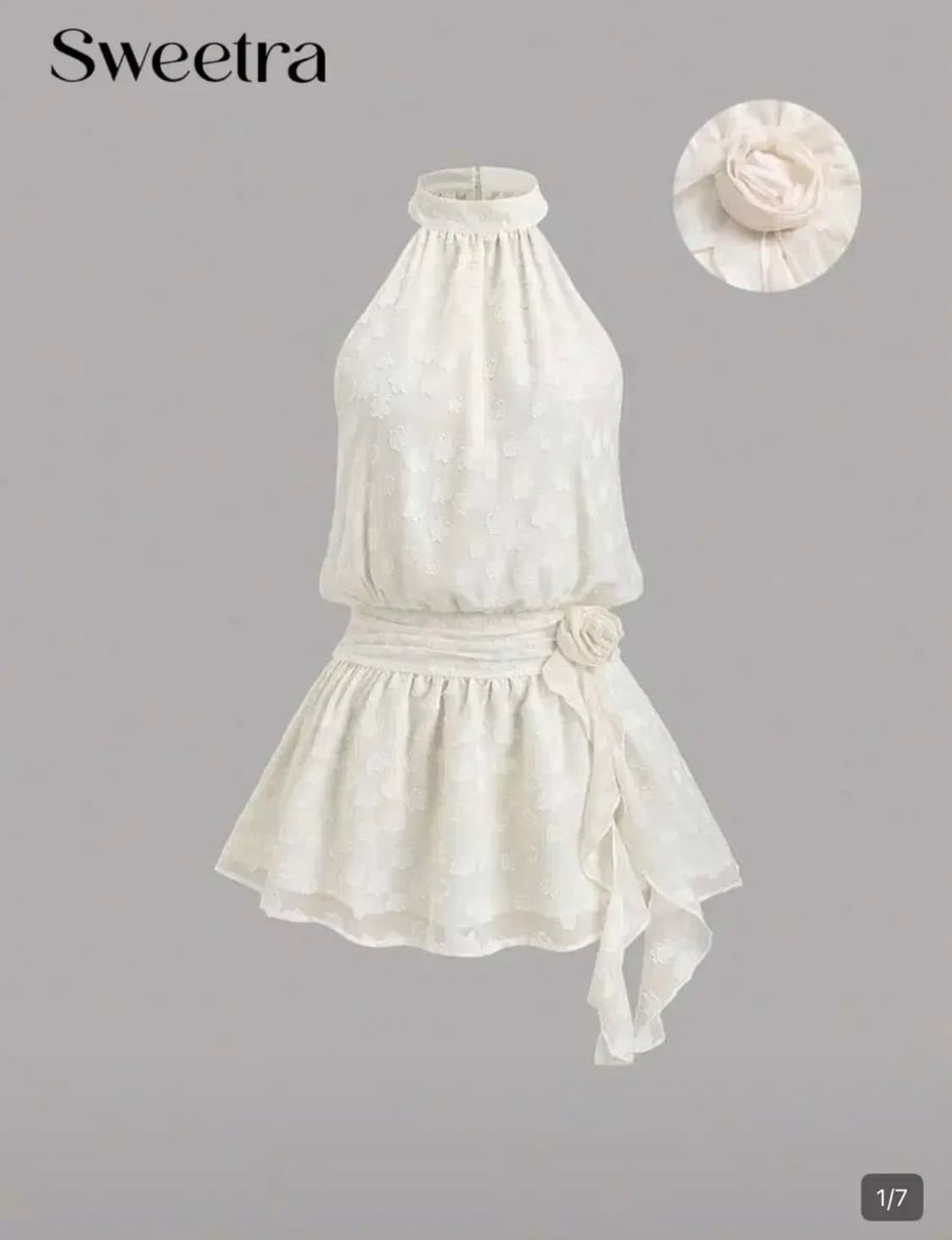 Shein 쉬인 홀터넥 드레스 원피스 xs 상품이미지1