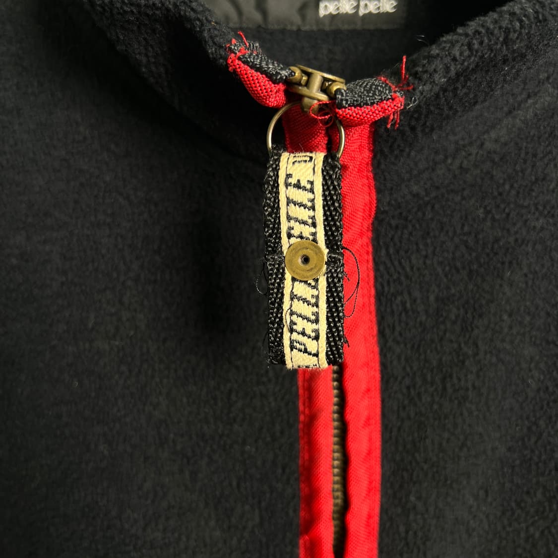 Pelle Pelle 펠레펠레 블랙 플리스 자켓 L 상품이미지7