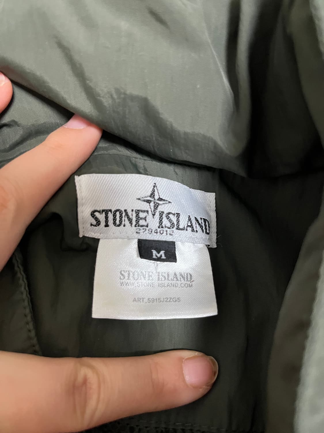 스톤아일랜드 바람막이 자켓 M사이즈 95사이즈 상품이미지3