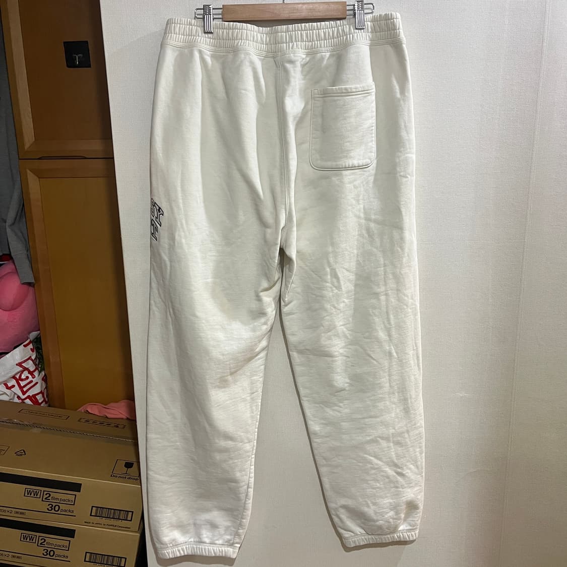 (XL) 스투시 사이드 자수로고 스웻 조거 팬츠 상품이미지2