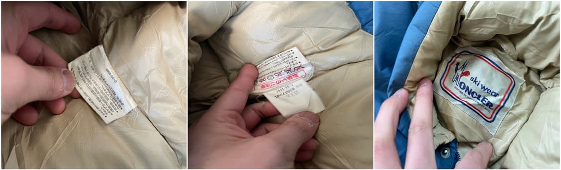 80s 몽클레어 아식스 스키라인 다운패딩 J03768 상품이미지7