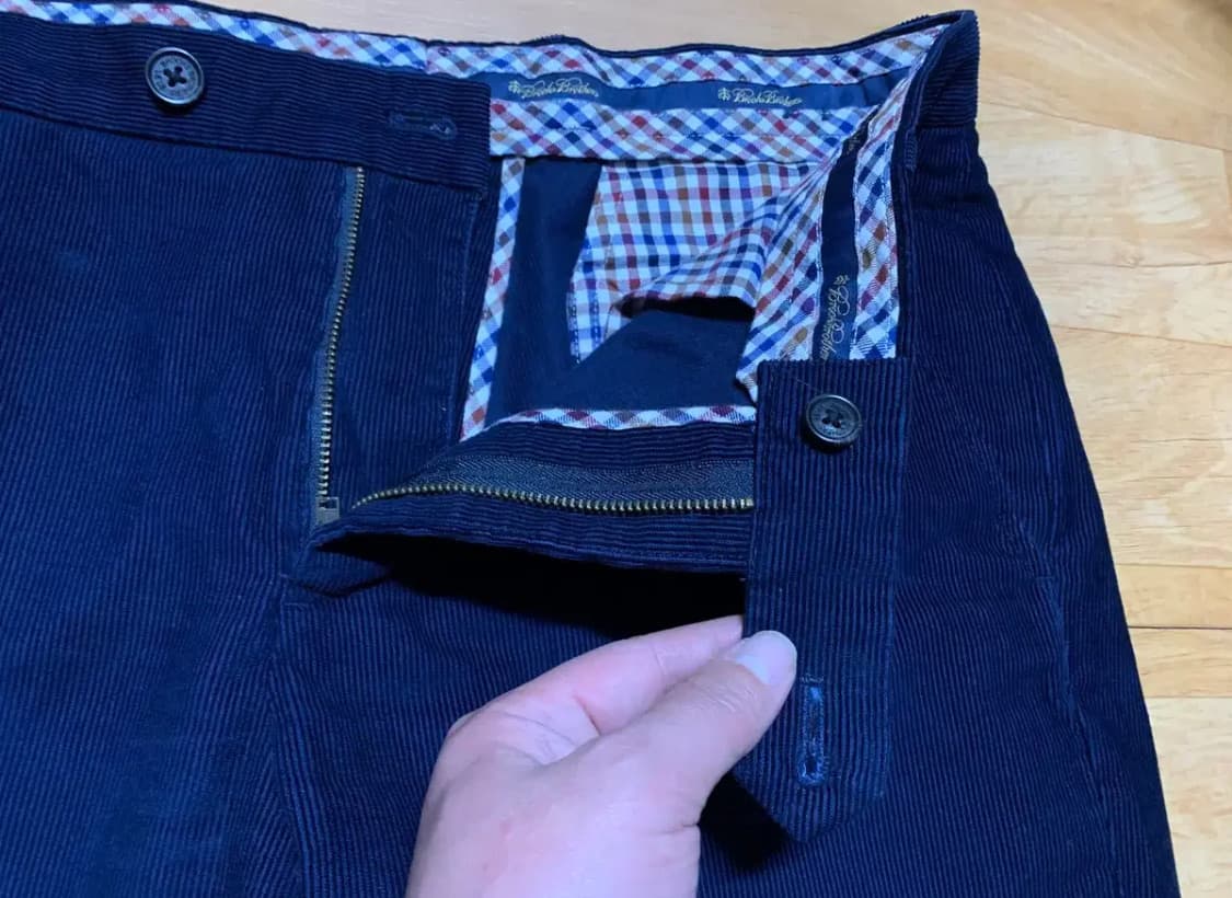 브룩스 브라더스 밀라노핏 레귤러 코듀로이 팬츠(코튼)33 사이즈 상품이미지5