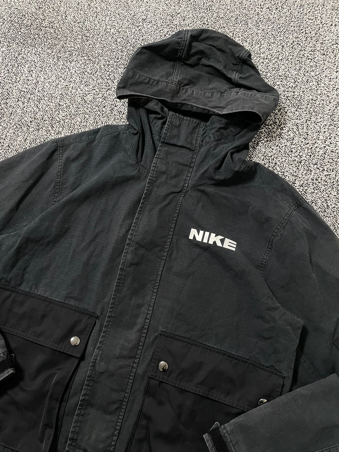 빈티지9. 나이키 시티 메이드 우븐 워싱 데님 후드 자켓 상품이미지2