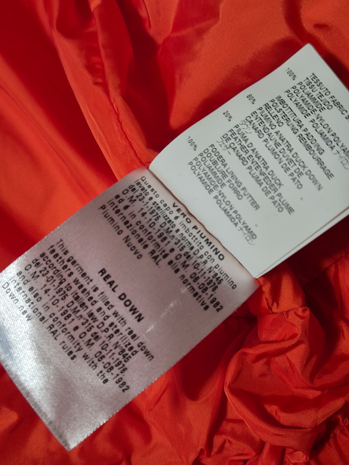 (정품) 디스퀘어드2 오렌지 다운점퍼 38 상품이미지3