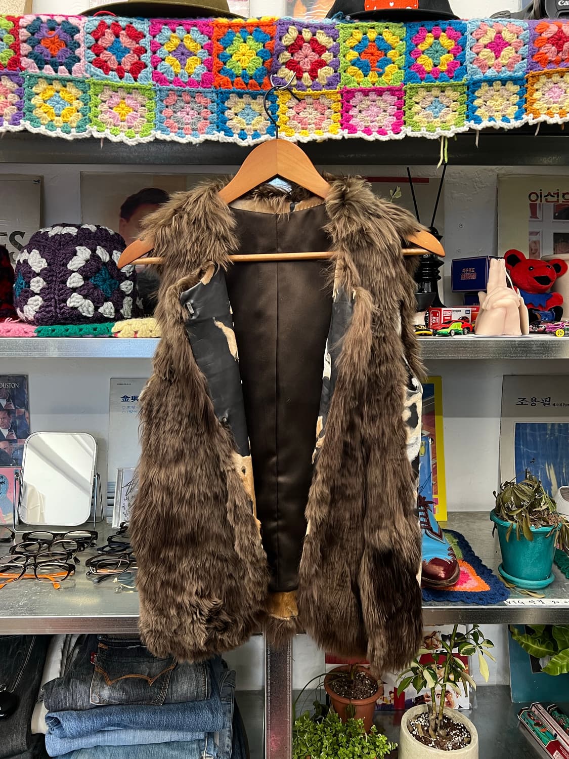 Vintage Alpaca Fur Vest 상품이미지1