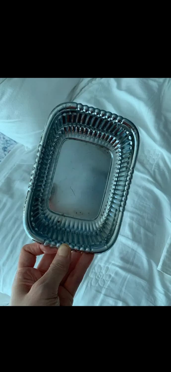 빈티지 스테인레스 트레이  상품이미지2