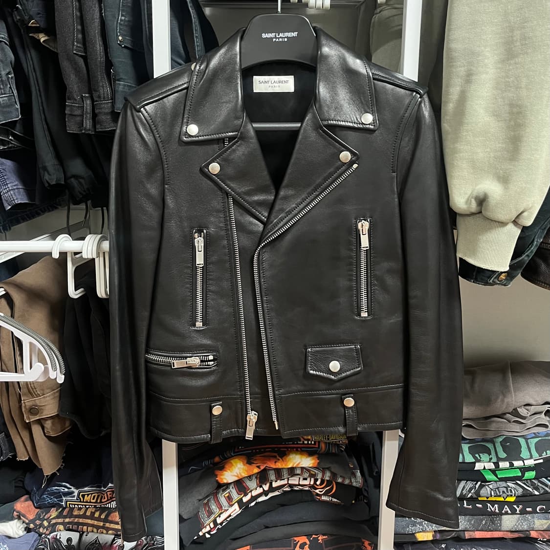 Saint Laurent Leather Jacket 상품이미지1