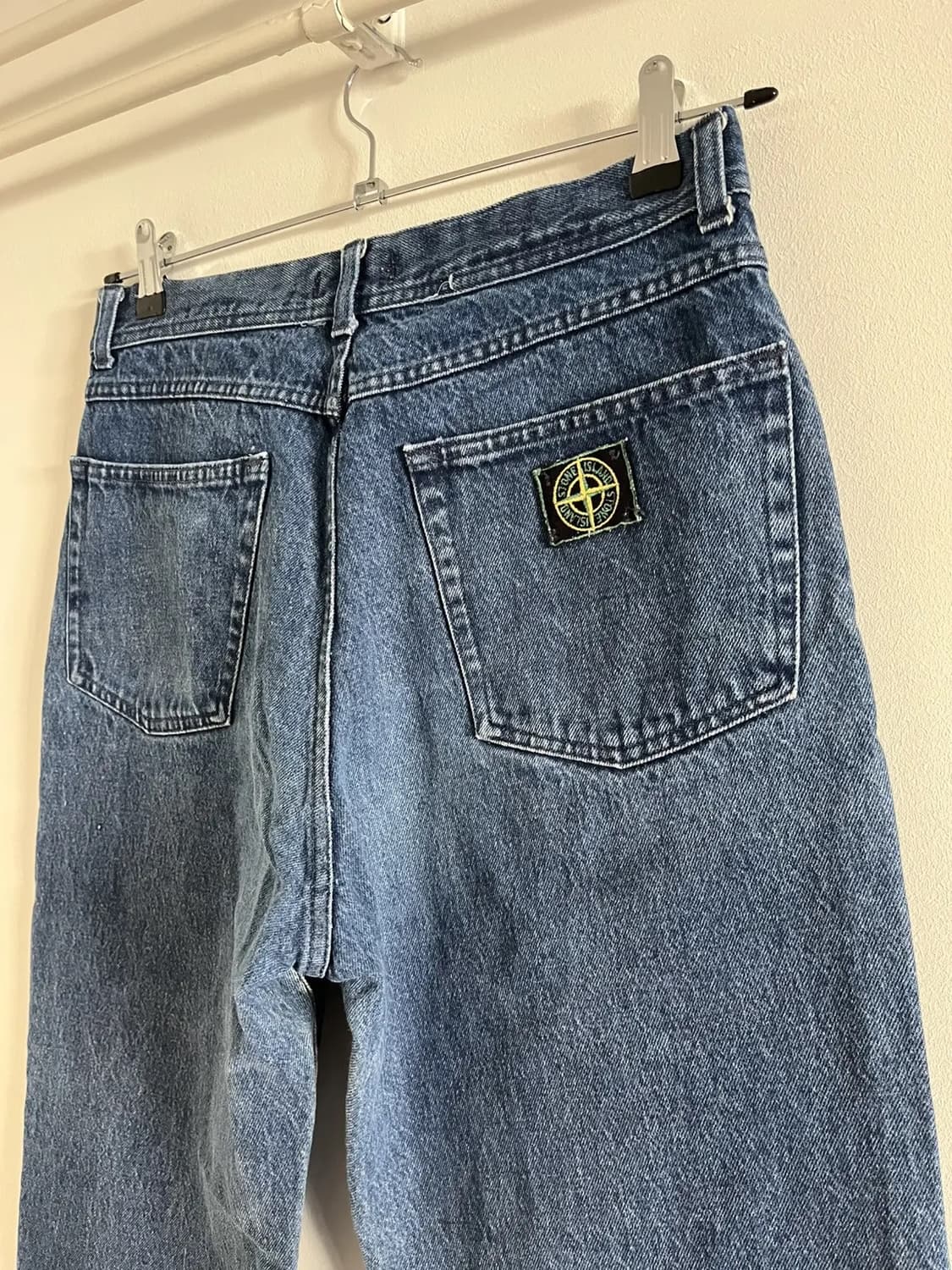 90s 스톤아일랜드 그린엣지 데님팬츠 상품이미지1