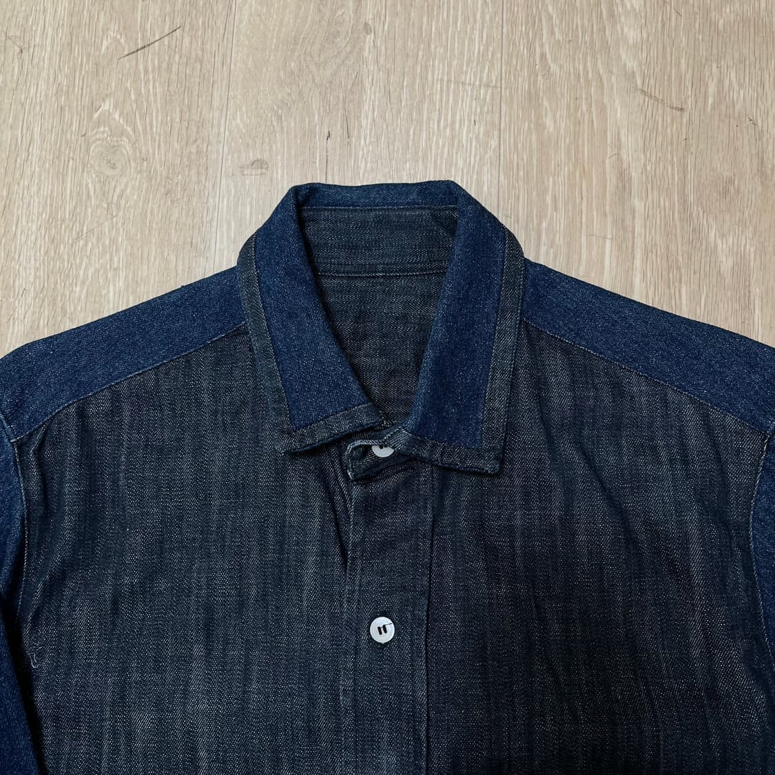 LUIRE 코튼 데님 셔츠 44 상품이미지2