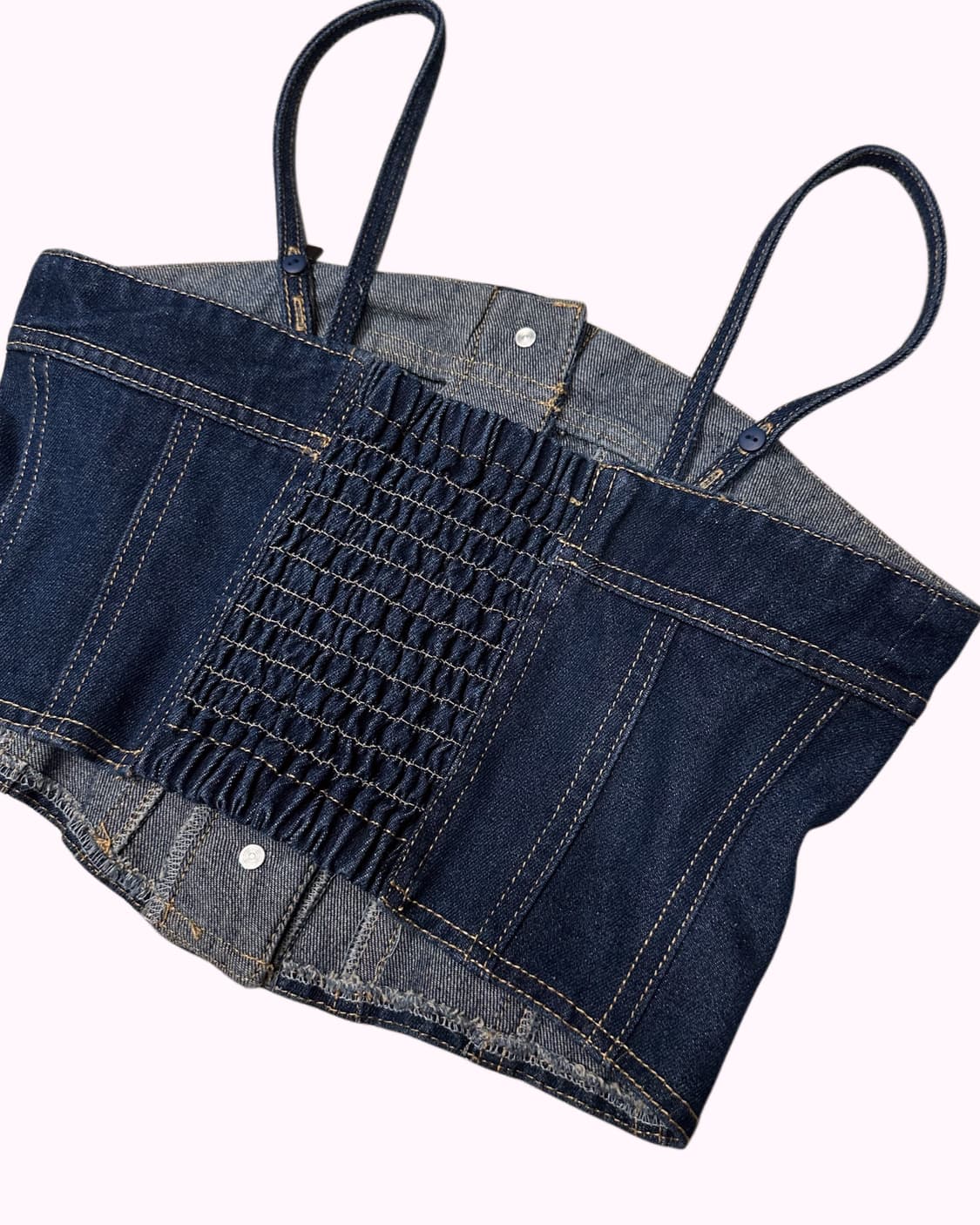 FREE'S MART denim 2way tube top 상품이미지5