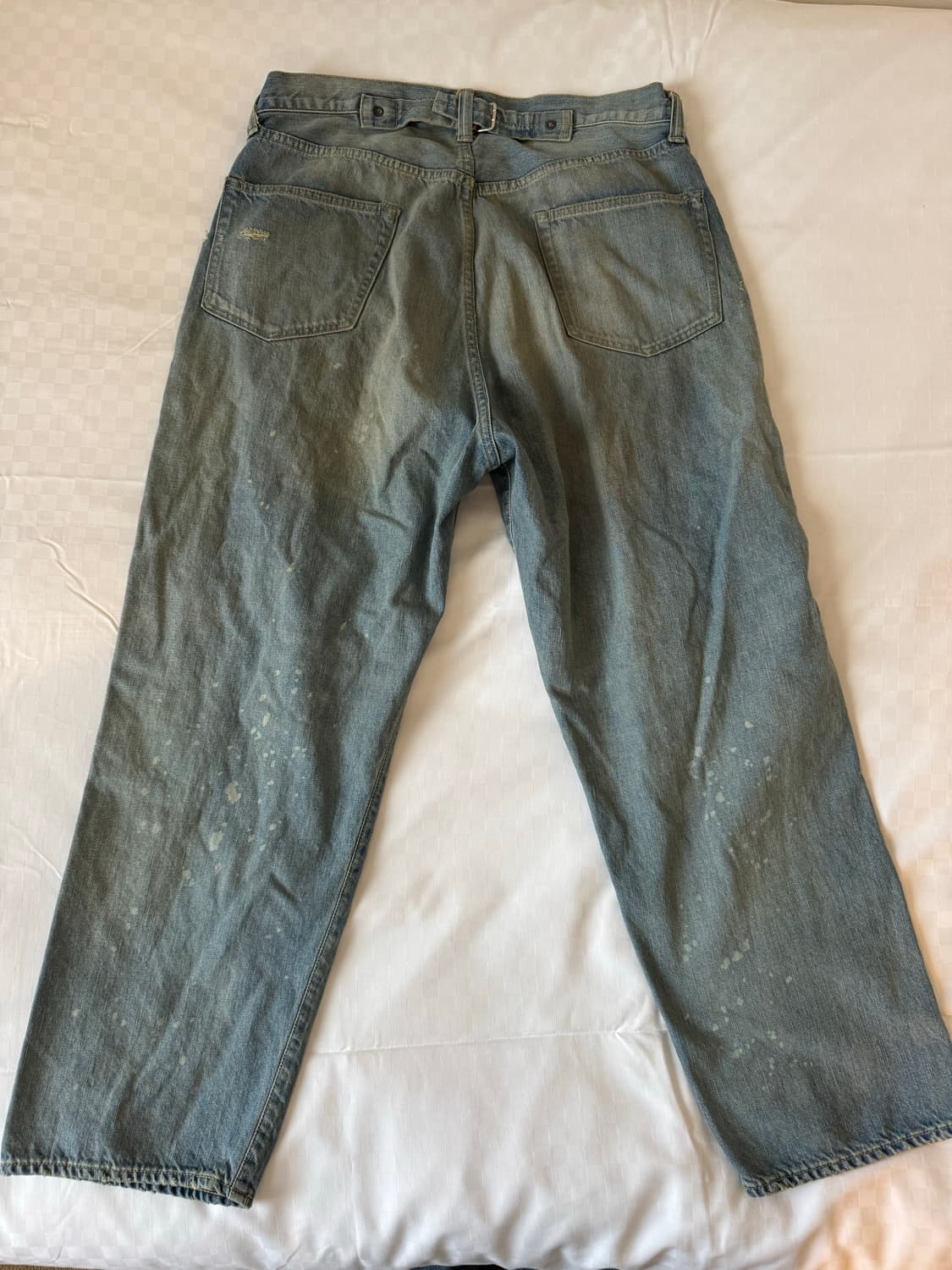 아프레쎄 no.37 washed wide denim pants 34-30 상품이미지6