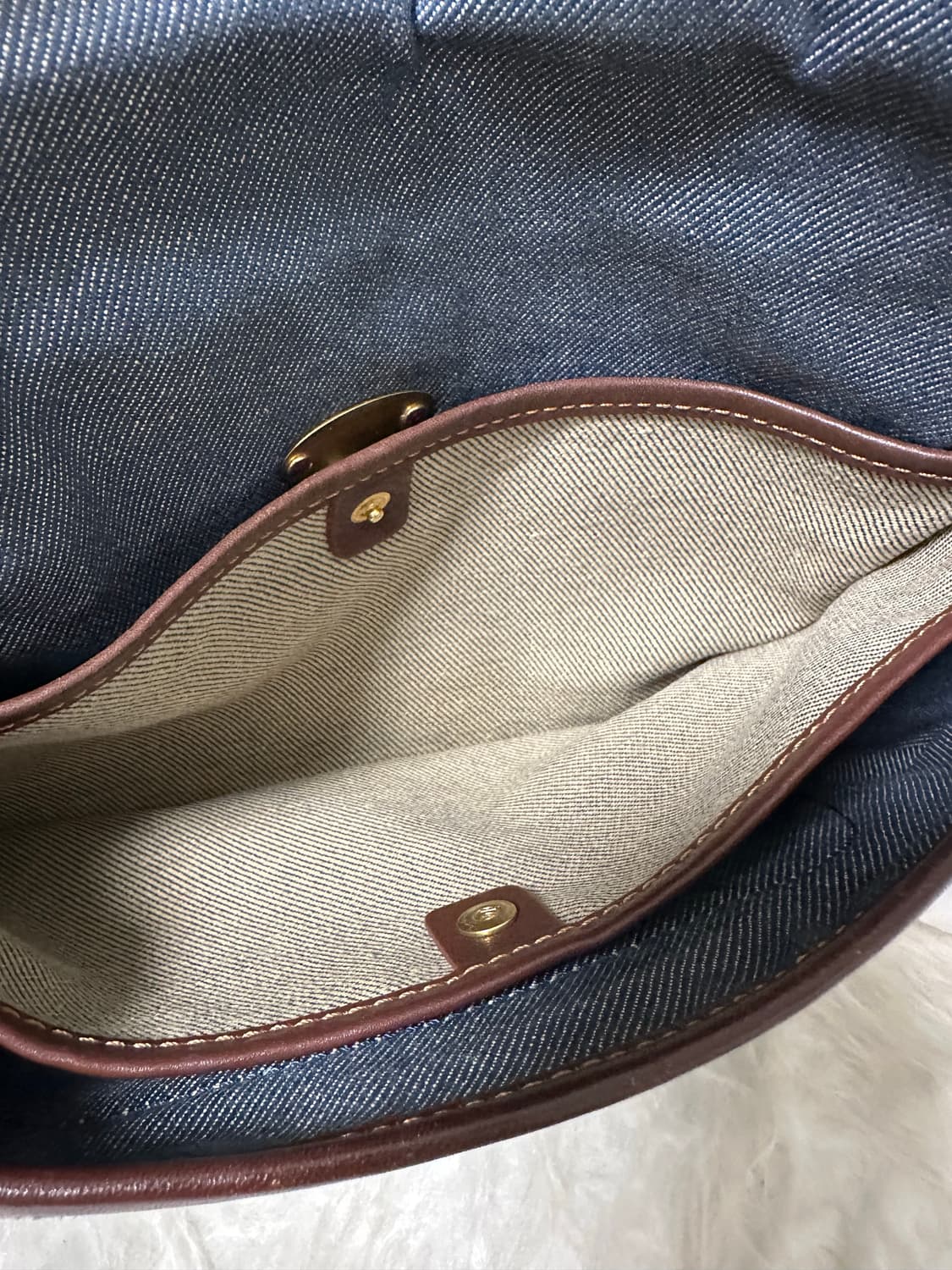 빈티지 셀린느 마카담 데님 숄더백 상품이미지8
