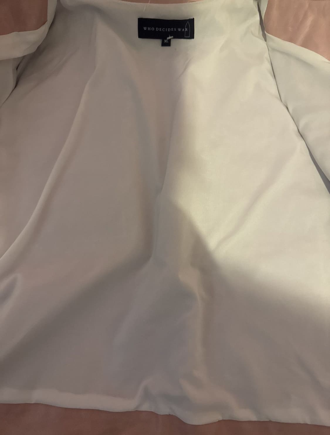 후디사이즈워 핑크 레더 자켓 상품이미지6