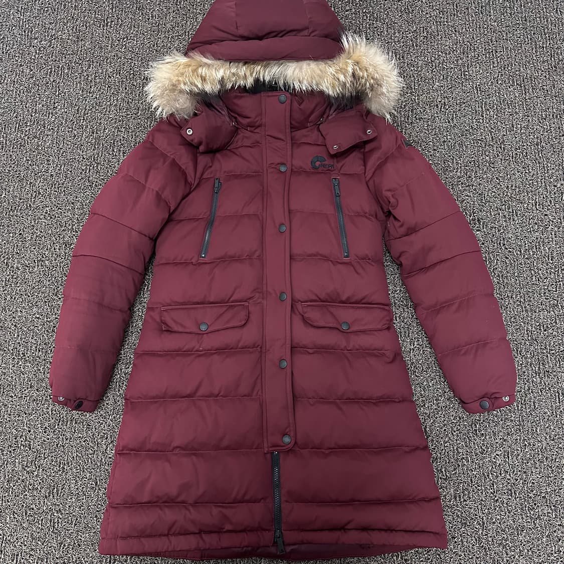 NEPA 네파 여성 구스다운 롱패딩 버건디 95(M) 상품이미지1
