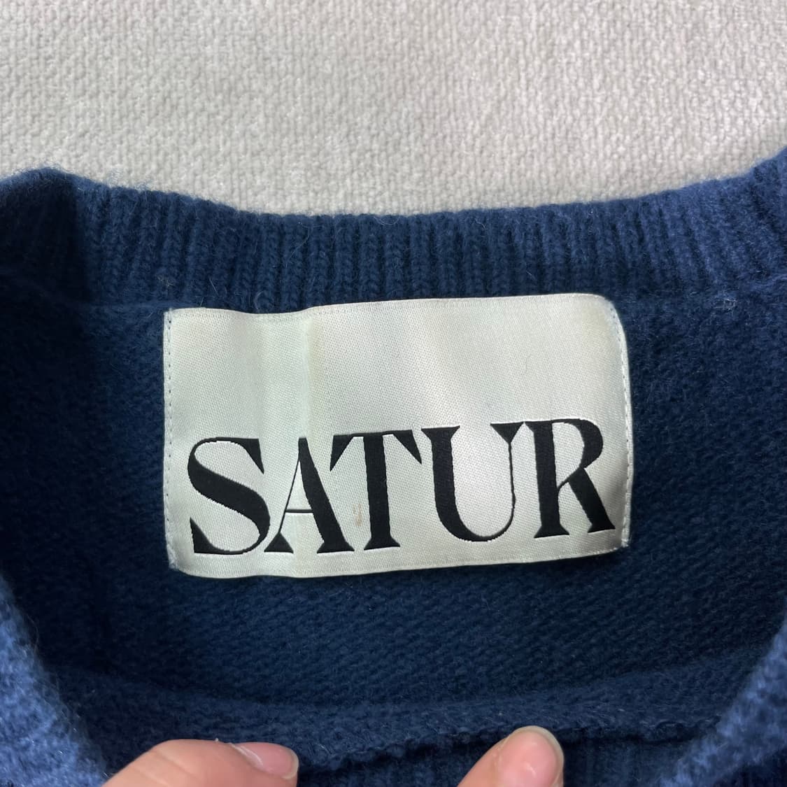 W100 세터 얼발란스 캐시미어 울 니트 상품이미지3