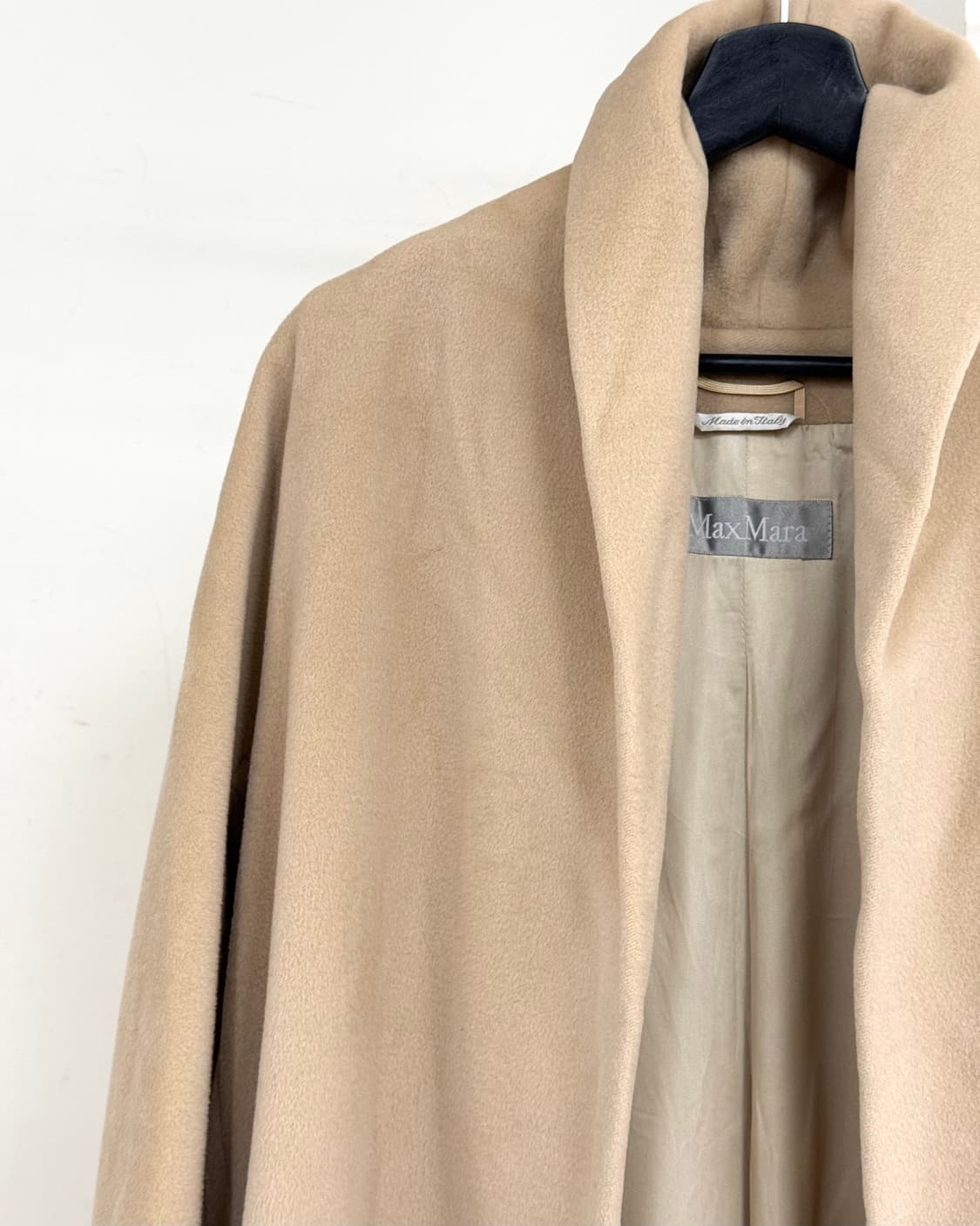 막스마라 카멜 버진울 롱코트 상품이미지3